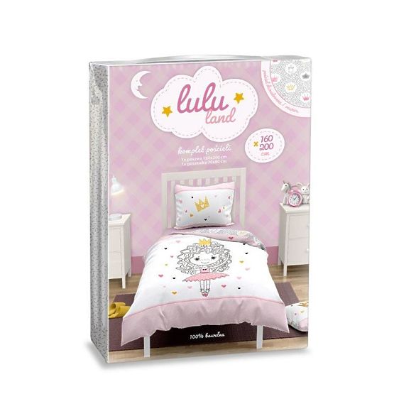 Dětské povlečení 140x200 cm + 70x90 cm Baletka
