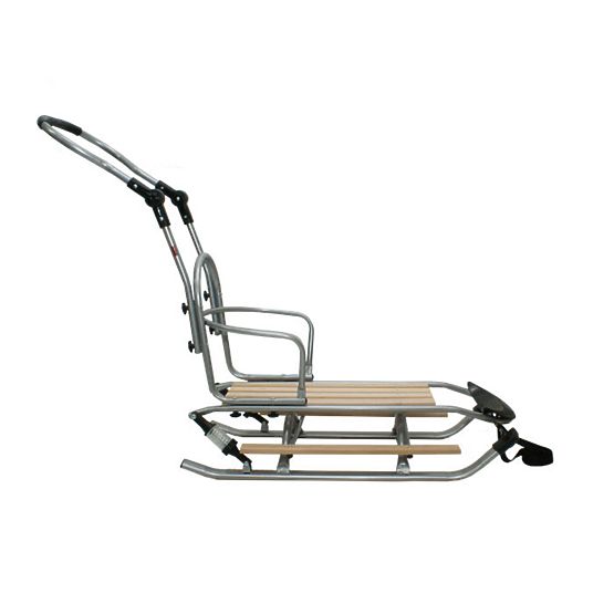 Detské sánky so sedátkom - Čierne