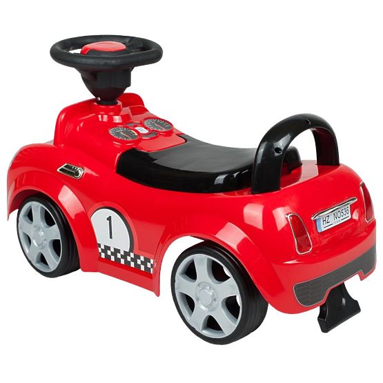 Detské závodné odrážadlo so zvukom Bayo red Červená