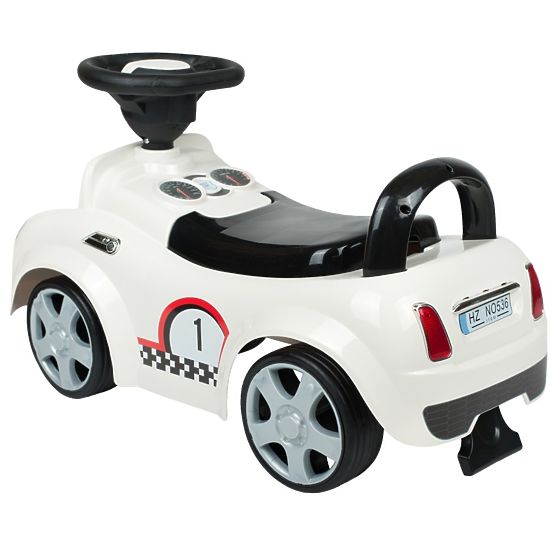 Detské závodné odrážadlo so zvukom Bayo white Biela