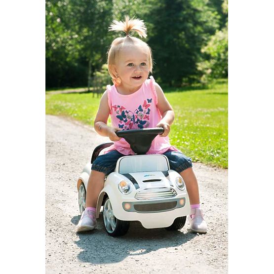 Detské závodné odrážadlo so zvukom Bayo white Biela