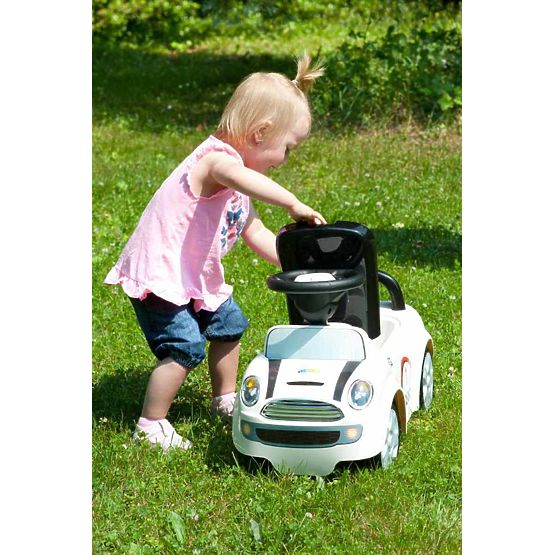 Detské závodné odrážadlo so zvukom Bayo white Biela