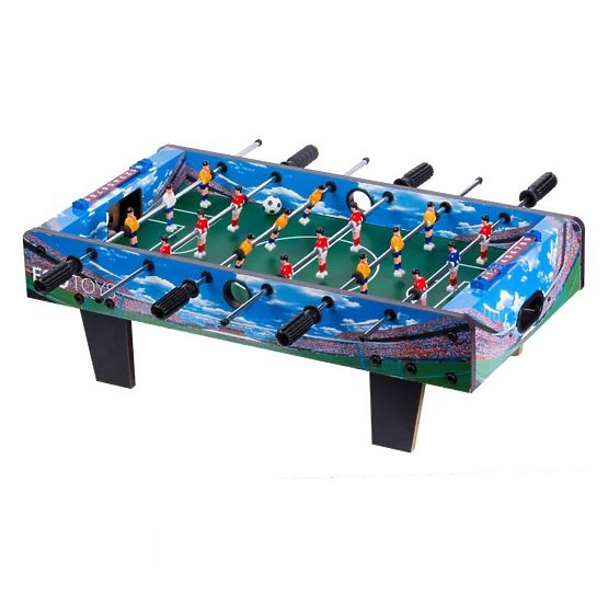 Detský drevený stolný futbal