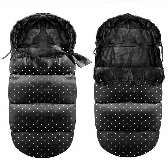 Detský fusak Dots - čierny