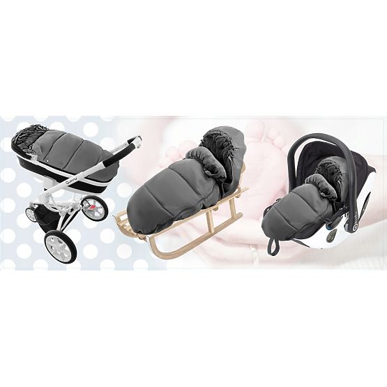 Detský fusak Ice šedý