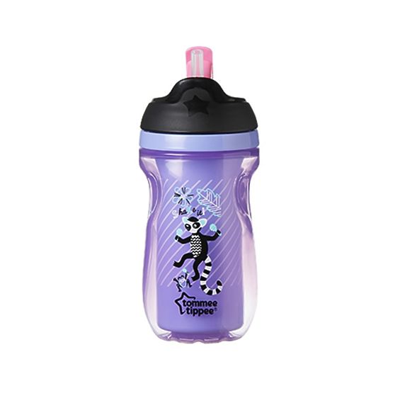 Detský hrnček so slamkou Tommee Tippee Explora Fialová