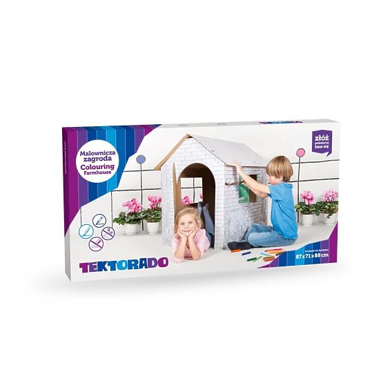 Detský kartónový domček