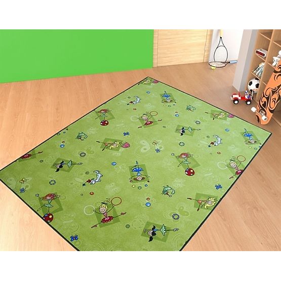 Detský koberec - baletky - zelený