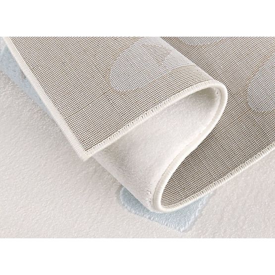 Detský koberec Kaktus - krémovo-modrý