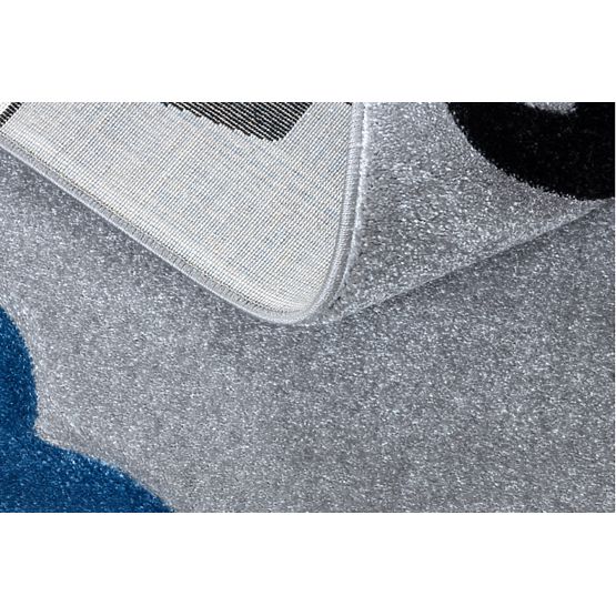 Detský koberec PETIT - Dopravné prostriedky - sivý