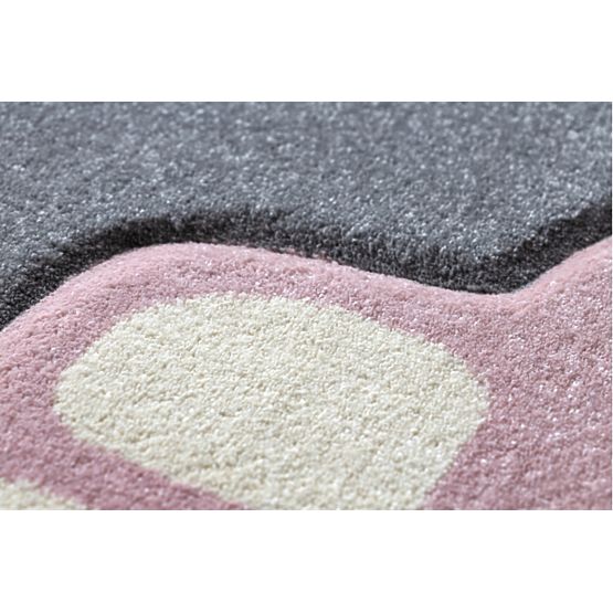 Detský koberec PETIT - Dopravné prostriedky - sivý