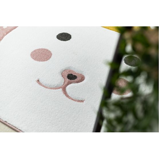 Detský koberec PETIT - Králíček - ružový