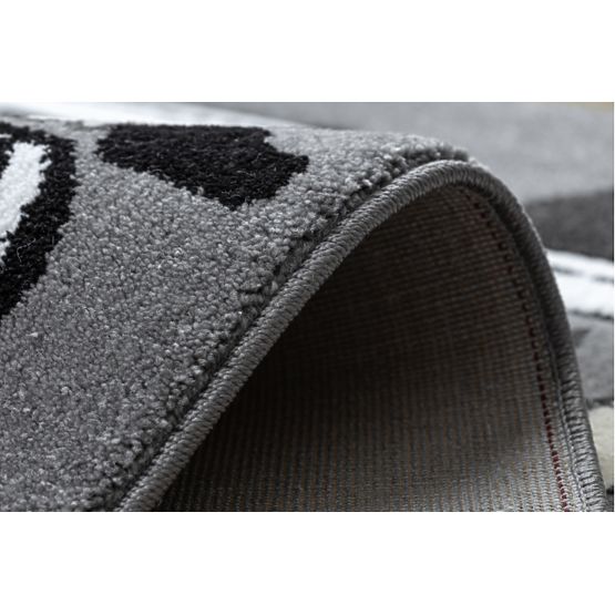 Detský koberec PETIT - Mesto a cesty - šedý