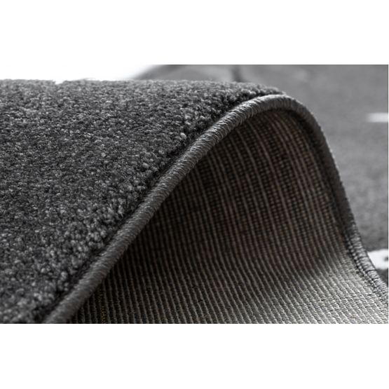 Detský koberec PETIT - Sloník - šedo-biely