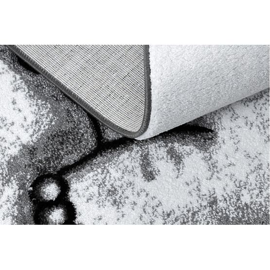 Detský koberec PETIT - Sloník - šedo-biely