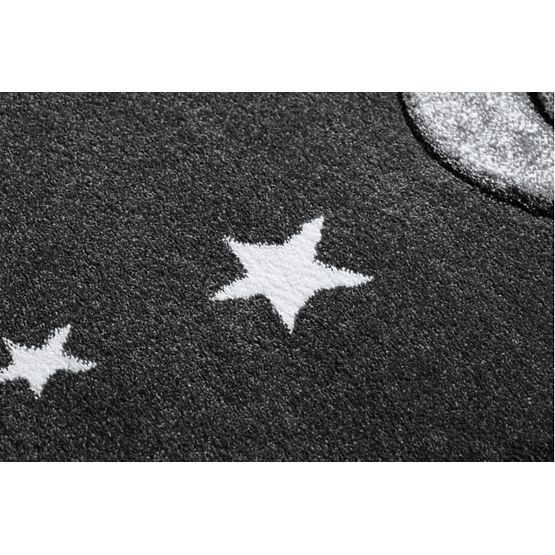 Detský koberec PETIT - Sloník - šedo-biely