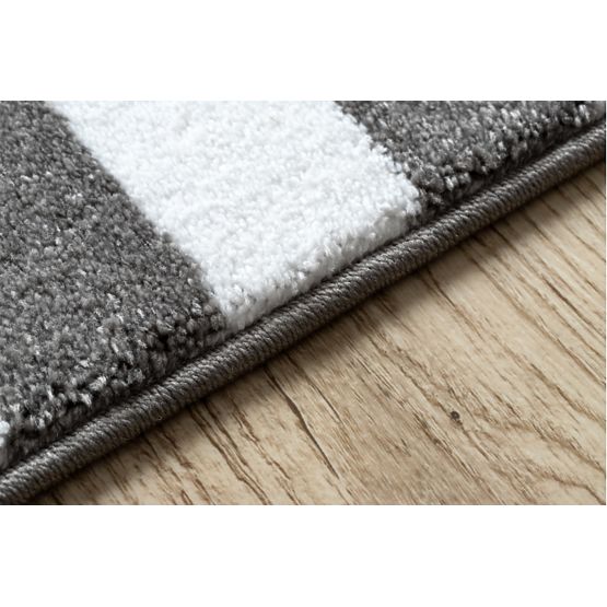 Detský koberec PETIT - Vtáčiky - šedo-biely