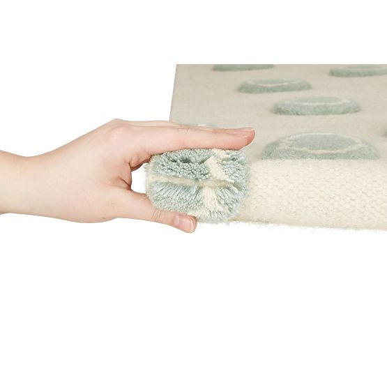 Detský koberec Ring - krémovo-mätový