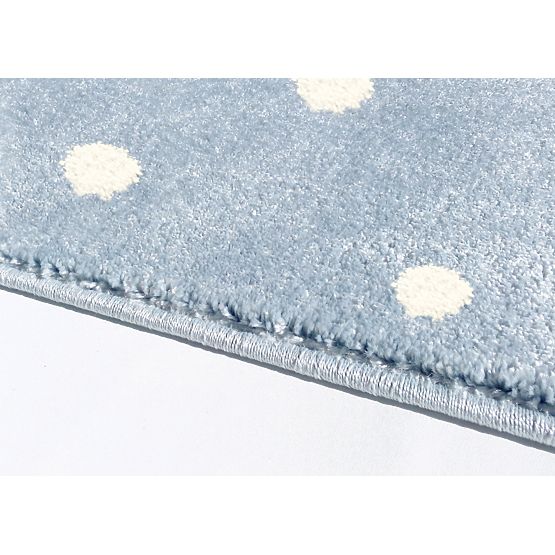 Detský koberec - sovičky - modrý