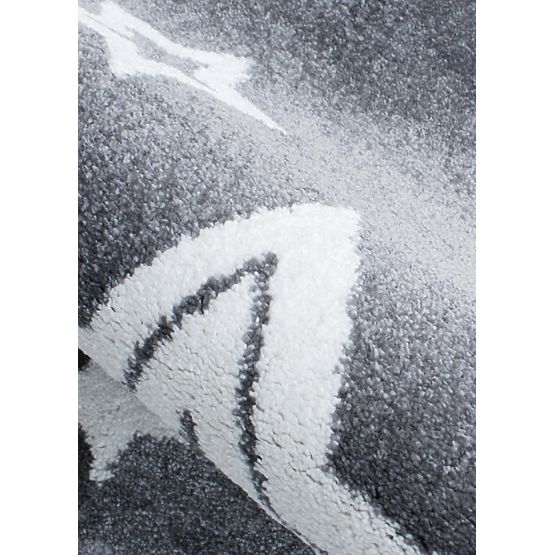 Detský koberec STARLIGHT - sivý/biely