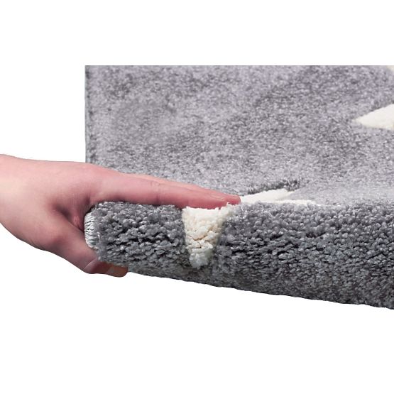 Detský koberec STARLIGHT - sivý/biely