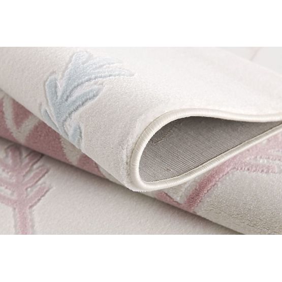 Detský koberec Teepee - krémovo-ružový