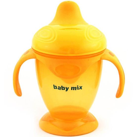 Detský kúzelný hrnček Baby Mix 200 ml oranžový