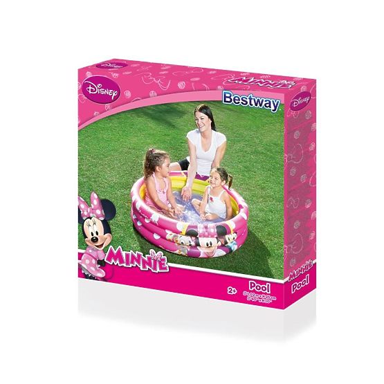 Detský nafukovací bazén Bestway Minnie 102x25 cm Ružová