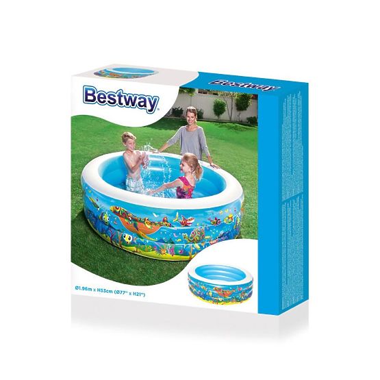 Detský nafukovací bazén Bestway oceán Modrá