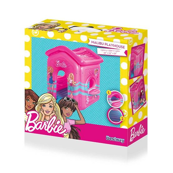 Dětský nafukovací domeček Bestway Barbie Ružová