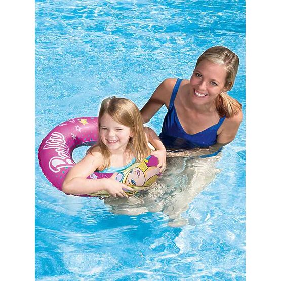 Detský nafukovací kruh Bestway Barbie Ružová