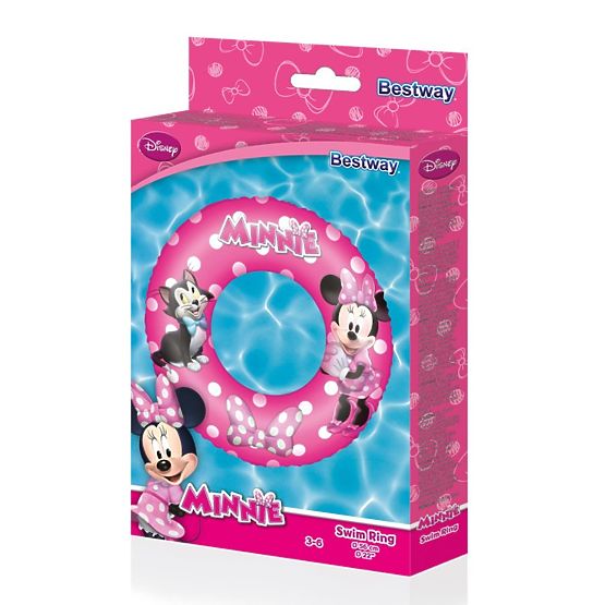 Detský nafukovací kruh Bestway Minnie Ružová