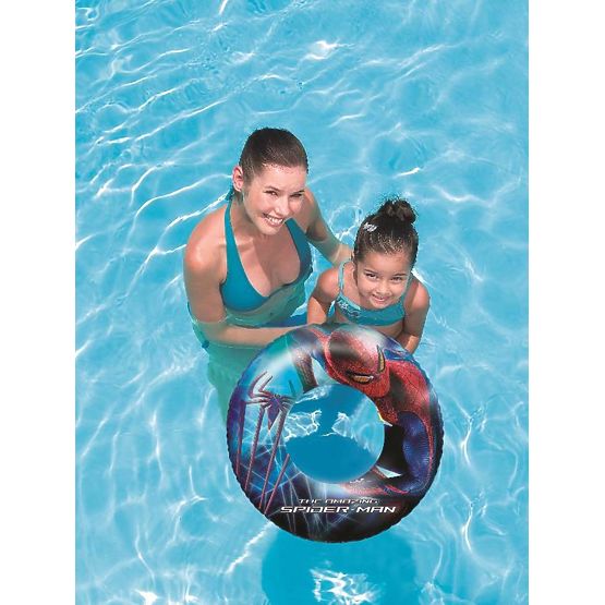 Detský nafukovací kruh Bestway Spider-Man Modrá