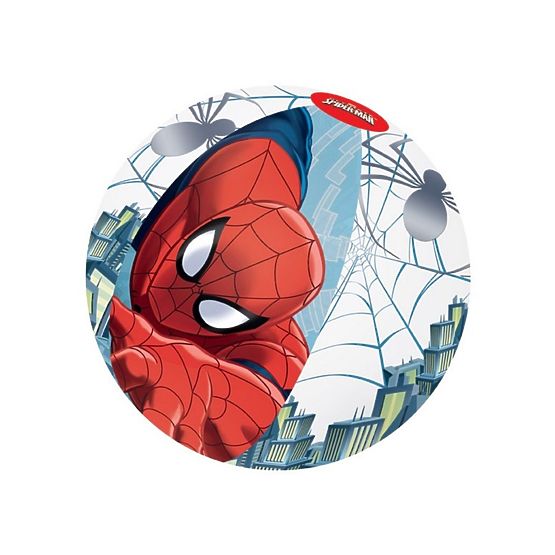 Detský nafukovací plážový balón Bestway Spider Man Modrá