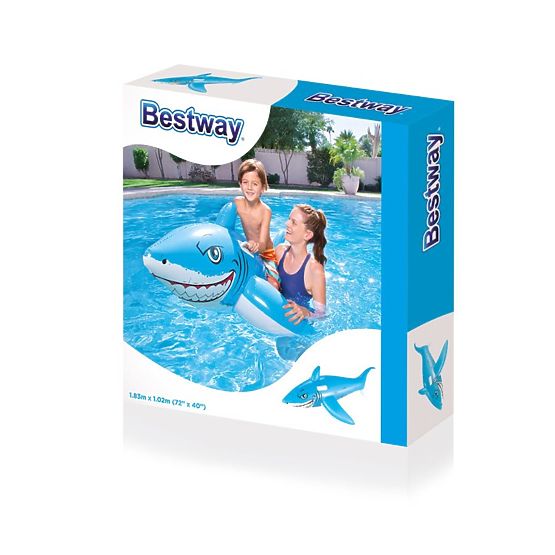 Detský nafukovací žralok do vody Bestway Modrá
