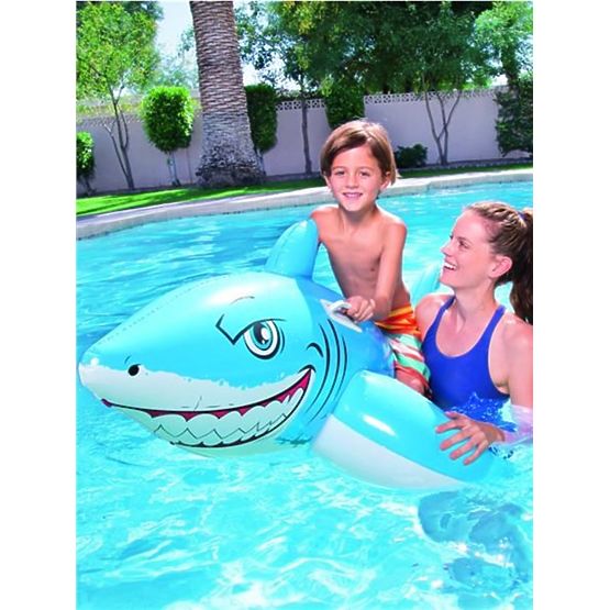 Detský nafukovací žralok do vody Bestway Modrá