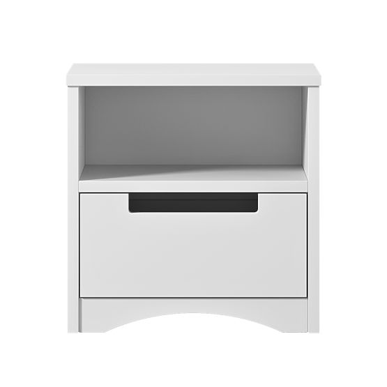 Detský nočné stolík Classic - biely