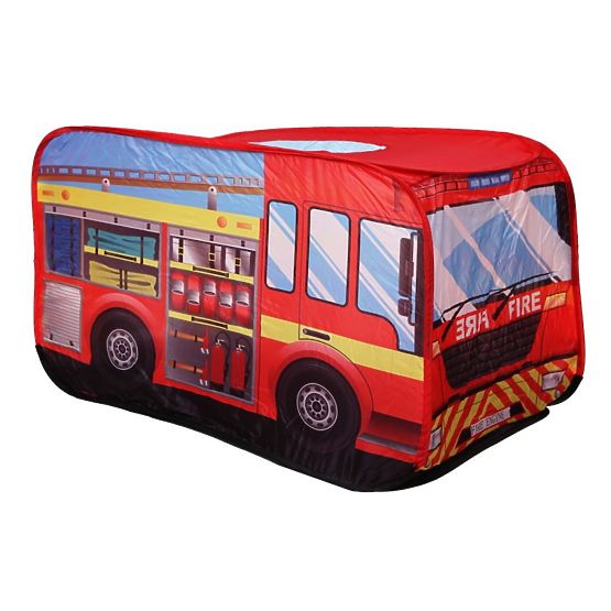 Detský stan - hasičské auto