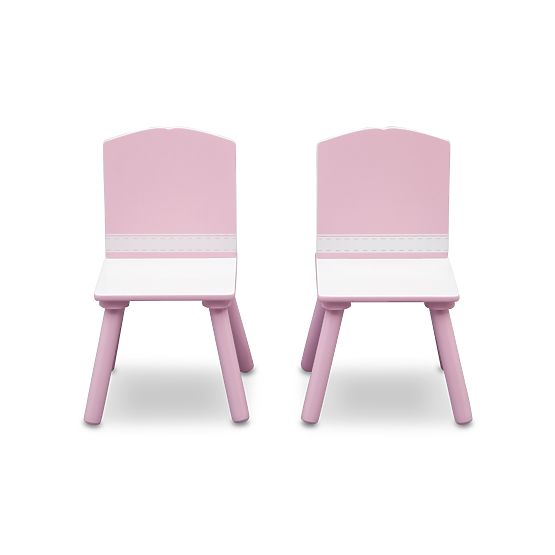 Detský stôl s stoličkami - ružový