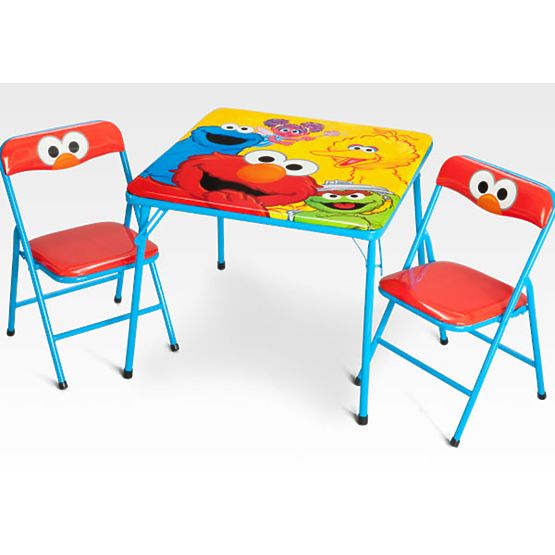 Detský stôl so stoličkami - Sesame Street