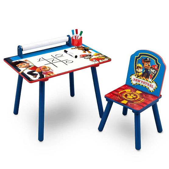 Detský stolík na kreslenie - Tlapková patrola