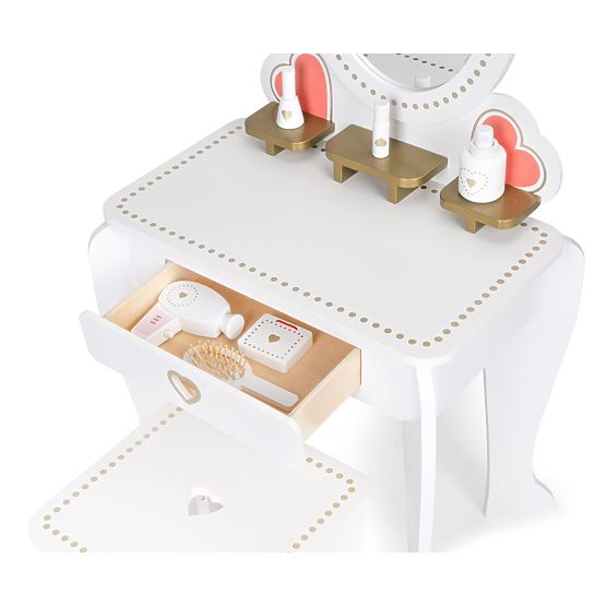 Dievčenské toaletný stolík s príslušenstvom