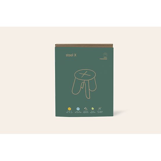 Dizajnová stolička X - natural