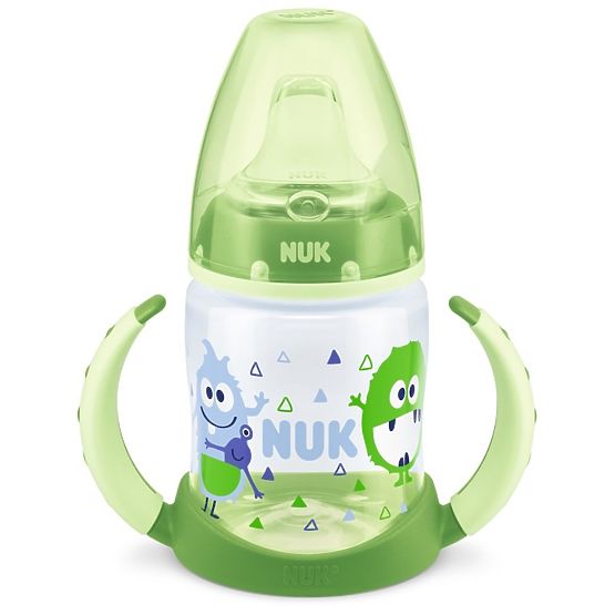 Dojčenská fľaša na učenie NUK 150 ml zelená monster