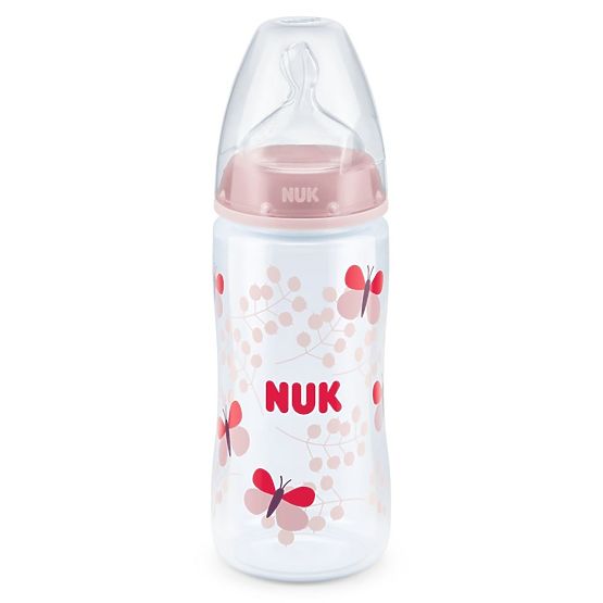 Dojčenská fľaša NUK First Choice 300 ml ružová