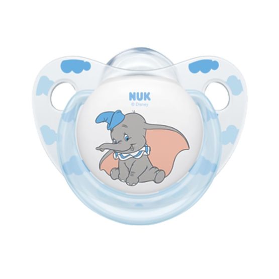 Dojčenský cumlík NUK Disney Classic 6-18m chlapec Transparentná 6-18 m