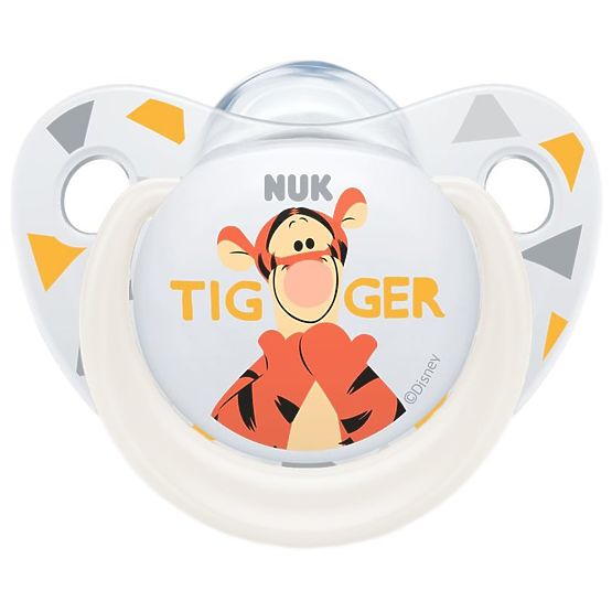 Dojčenský cumlík Trendline NUK Disney Tigger 6-18m biely Biela 6-18 m