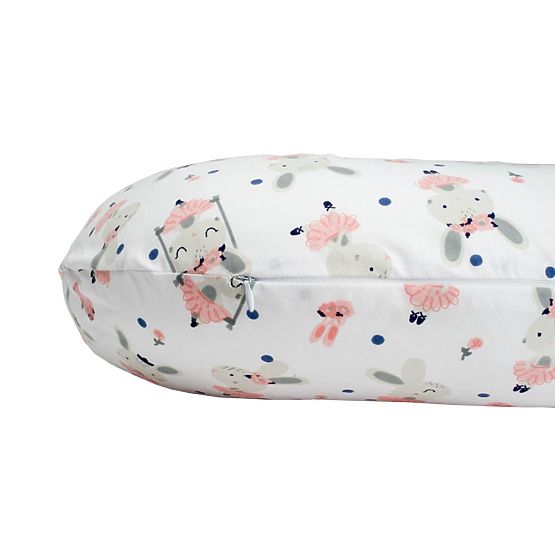 Dojčiaci vankúš New Baby králiček Biela