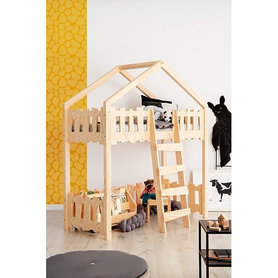 Domčeková posteľ Mila Zippo PA - vyvýšená