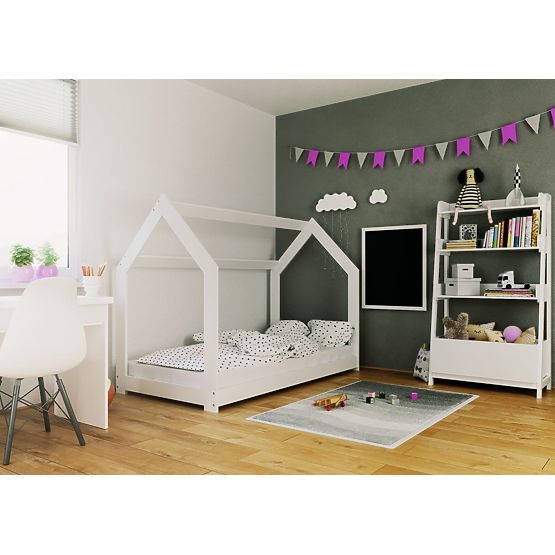 Domčeková posteľ Stela 160 x 80 cm - biela